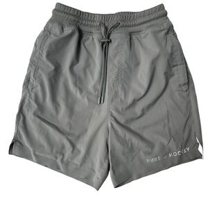 Men's Gray Pure Hockey Athletic Shorts